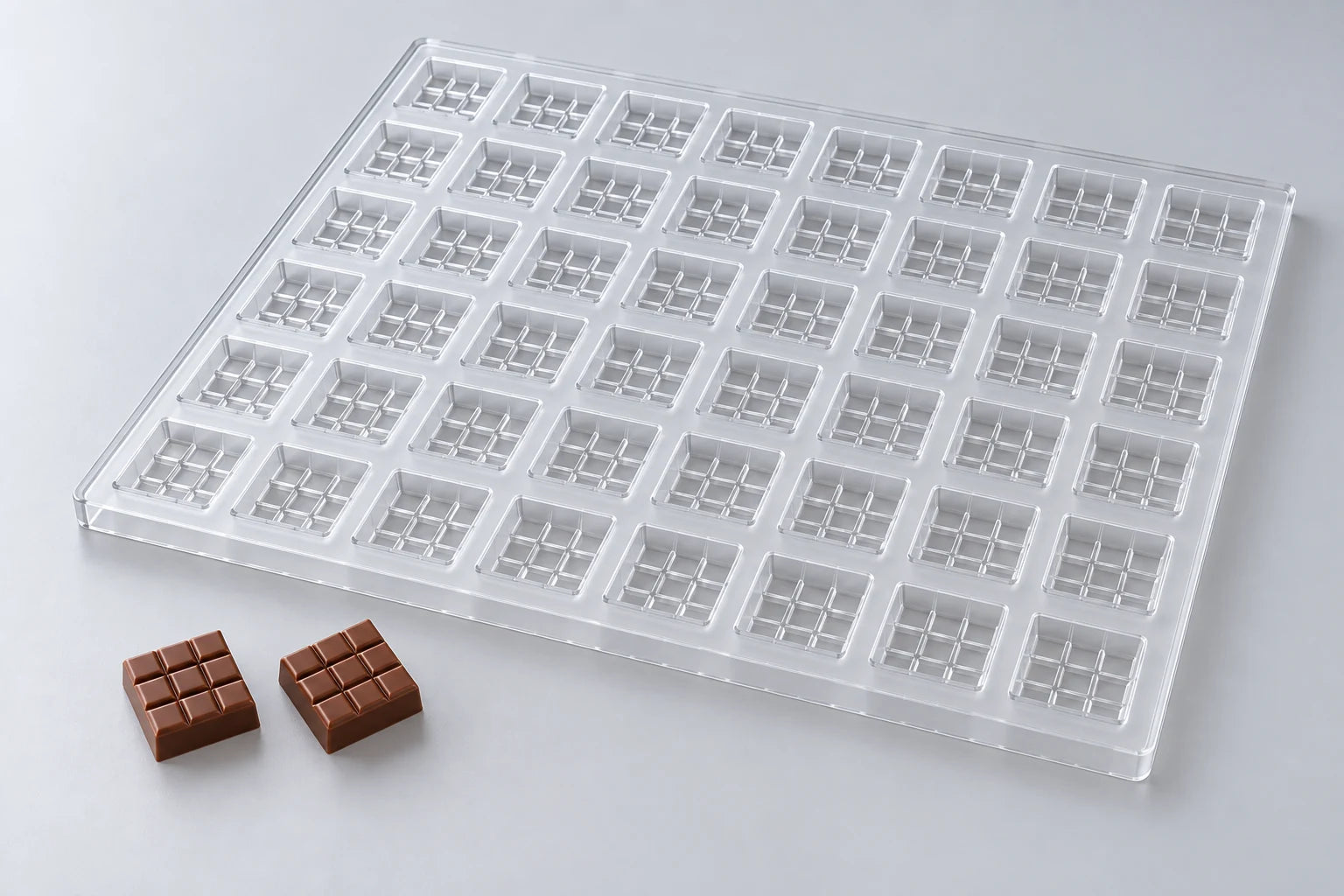 9pc Square Bar mold — illustrative studio visualization