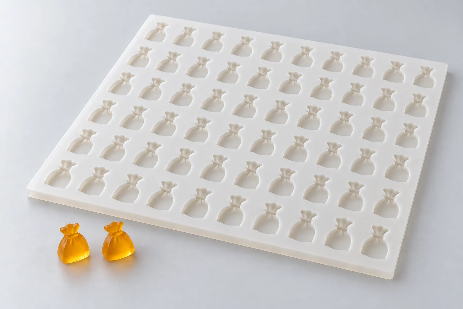 Cash Bag mold — illustrative studio visualization