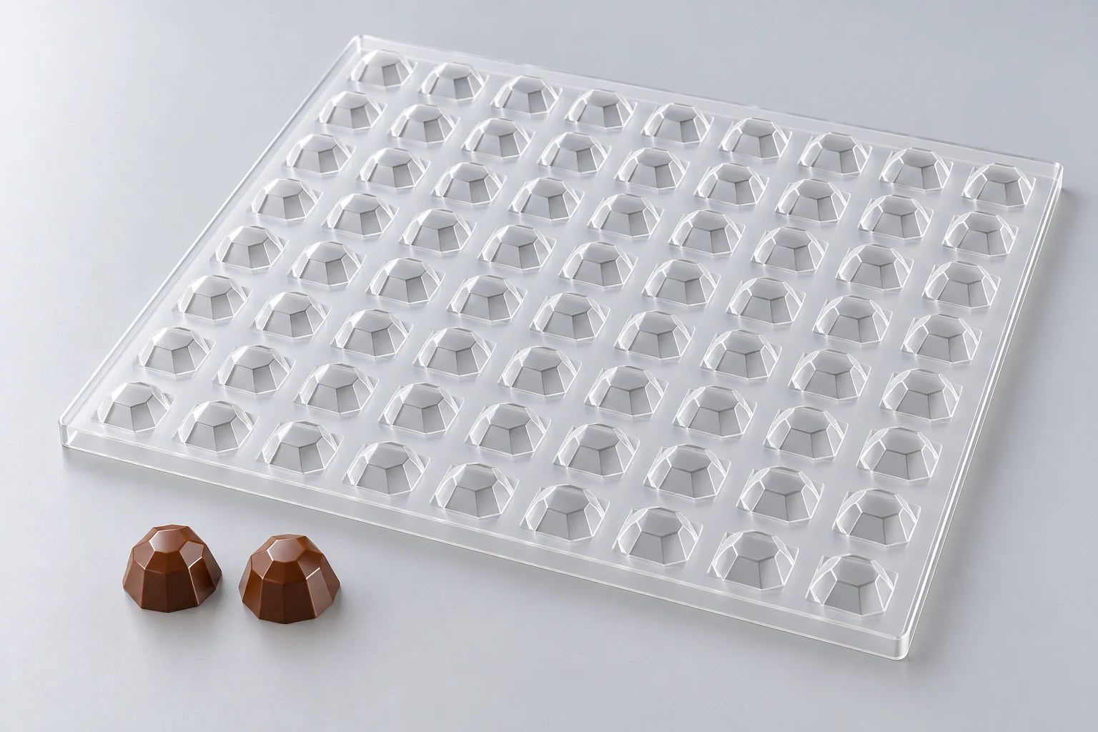 Geometric Dome mold — illustrative studio visualization