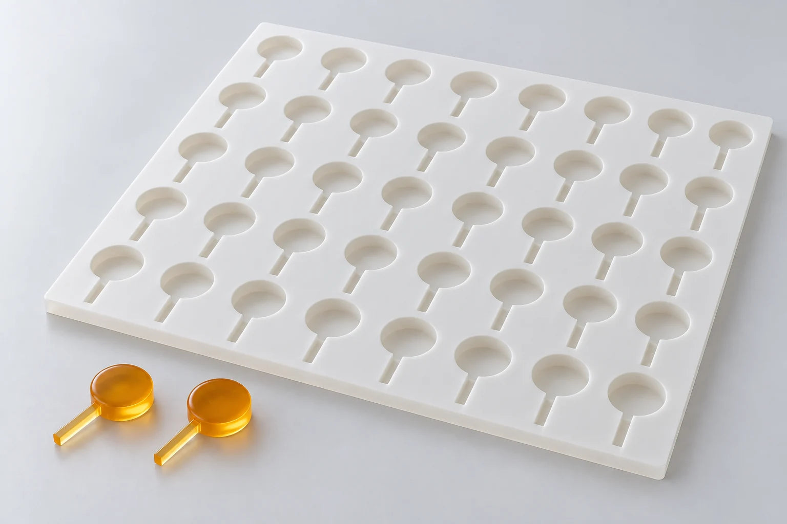 Lollipop mold — illustrative studio visualization