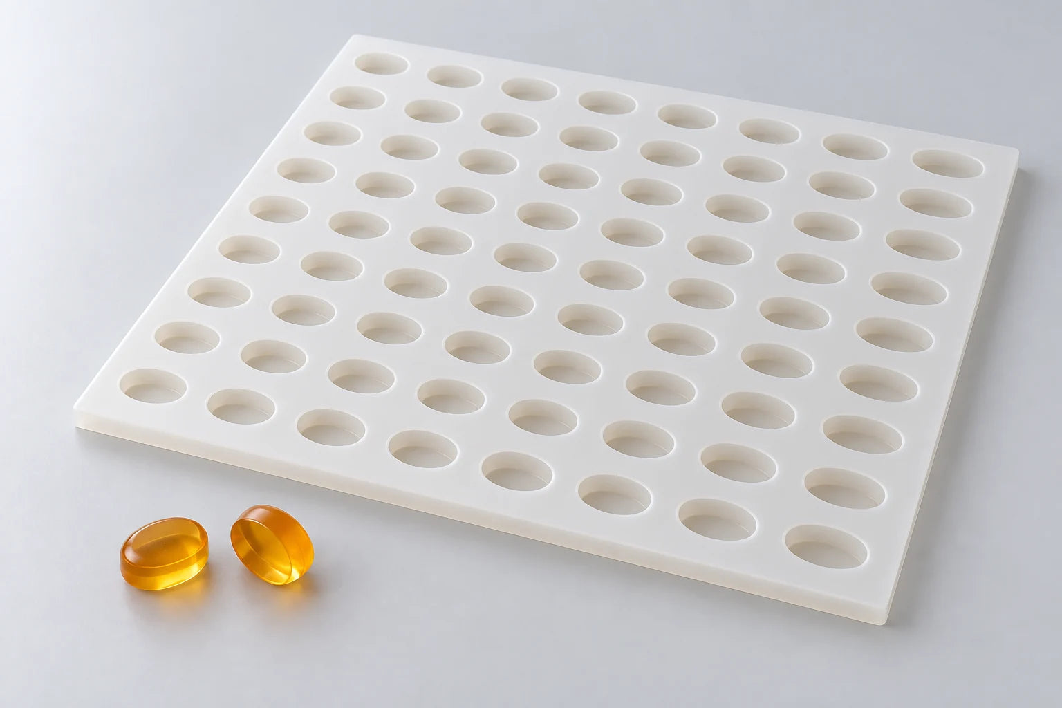 oval mold — illustrative studio visualization