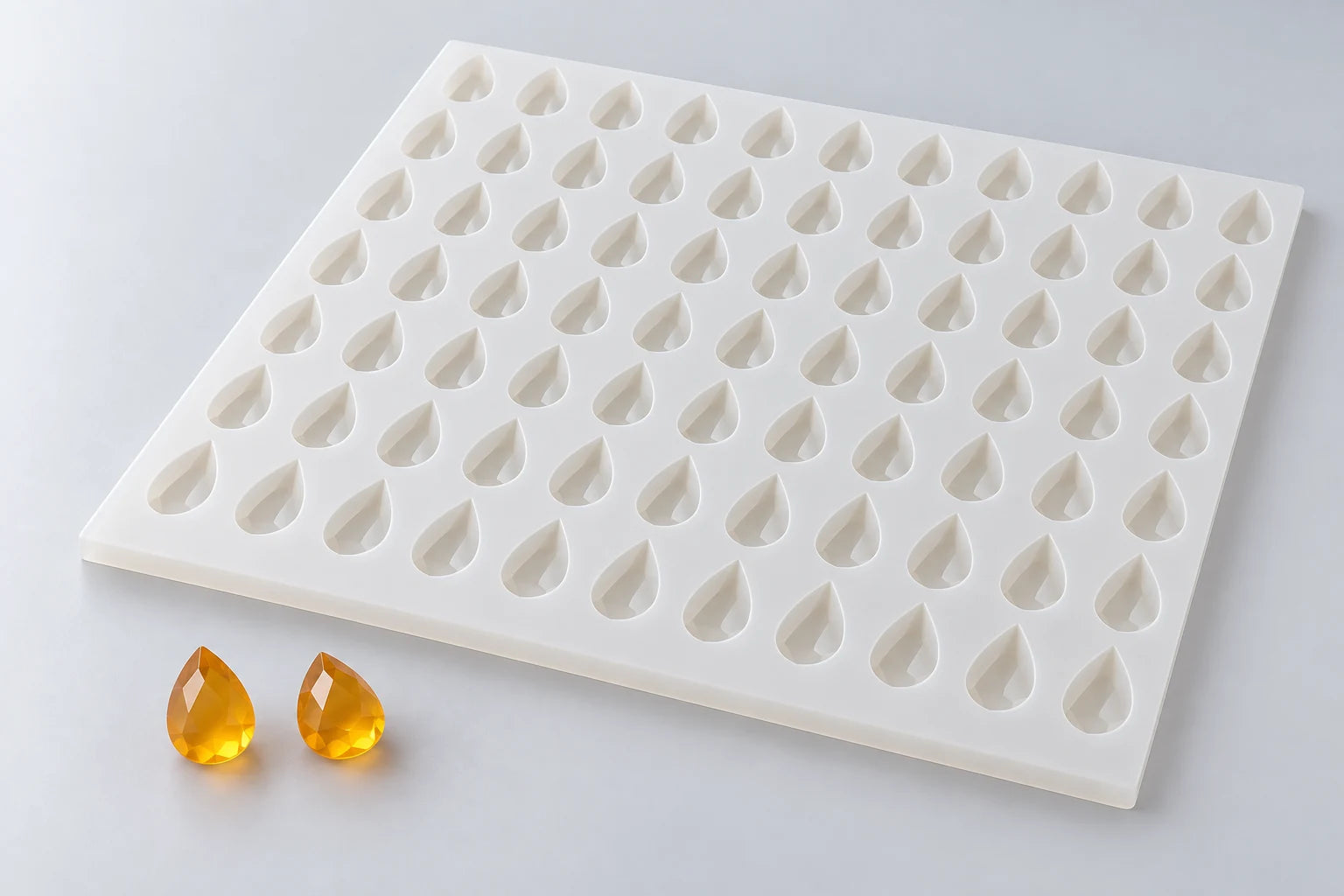 Teardrop Gem mold — illustrative studio visualization