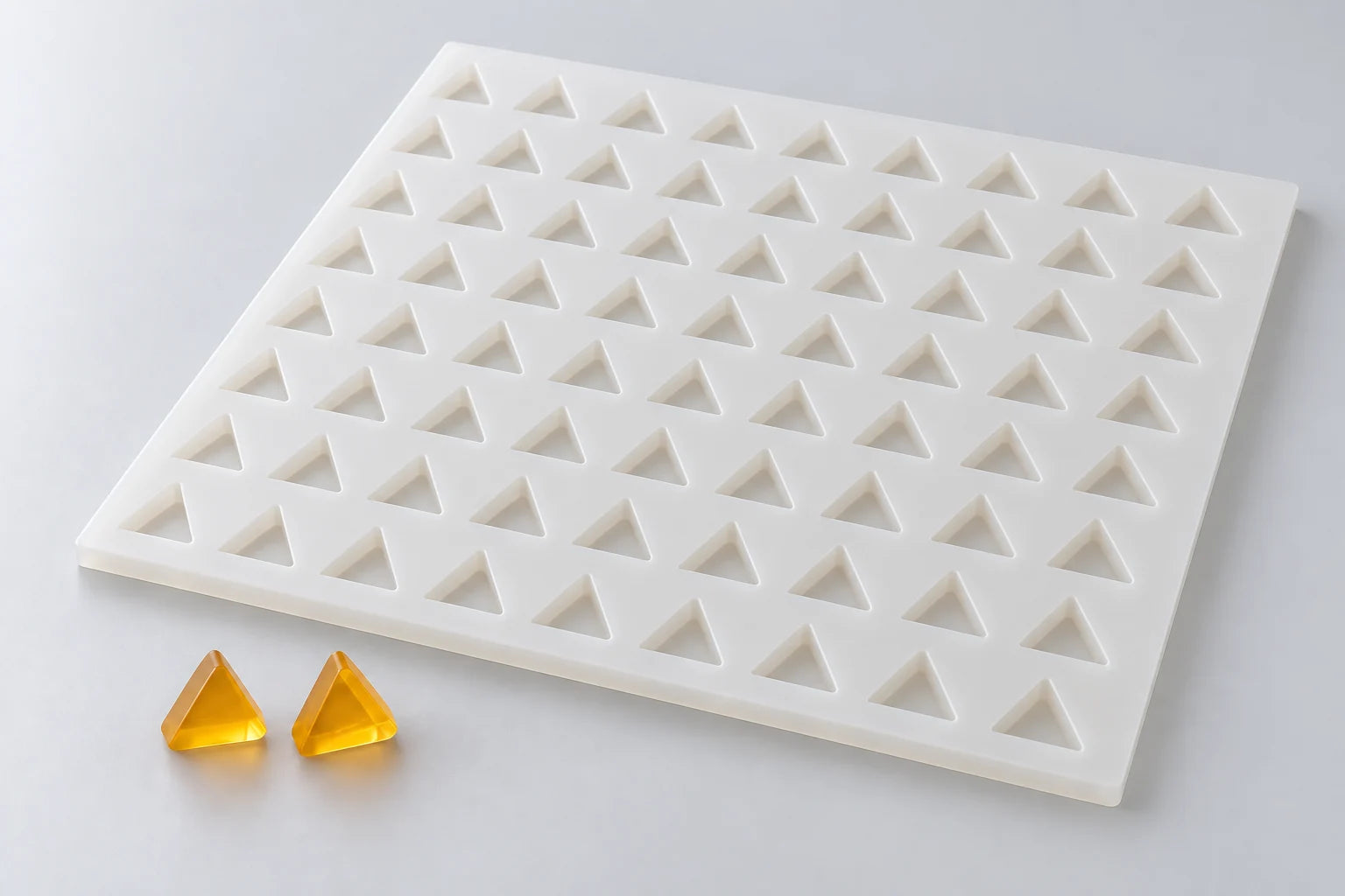 Triangle mold — illustrative studio visualization