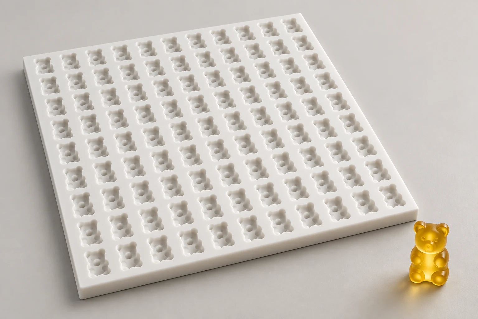 bear mold — illustrative studio visualization