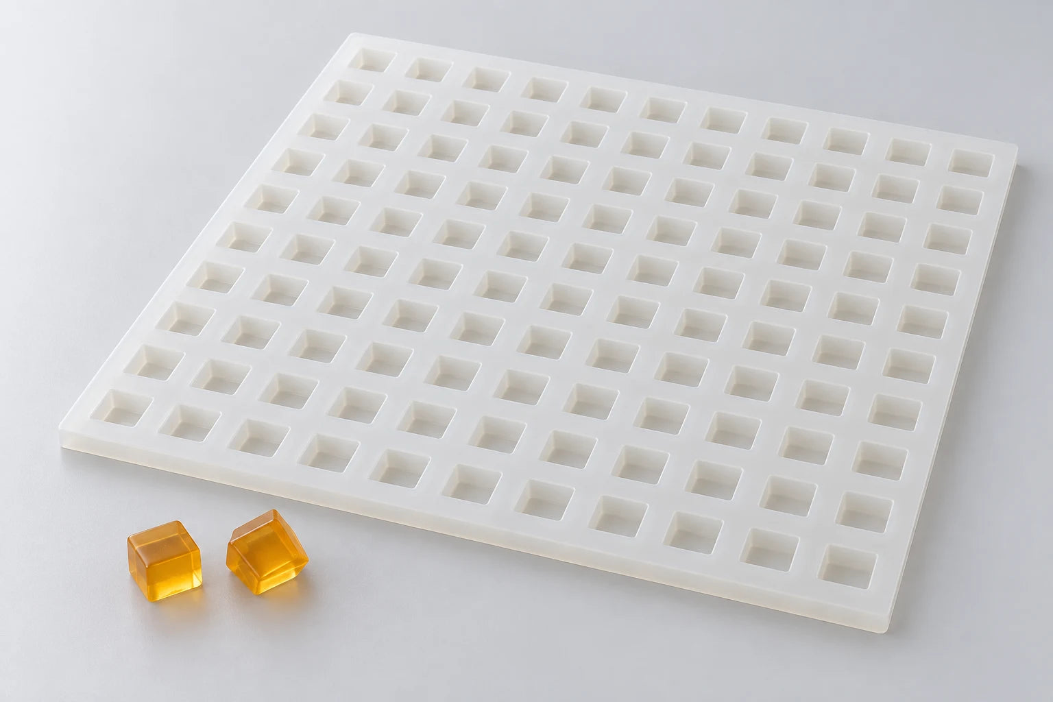 Illustrative square candy mold render