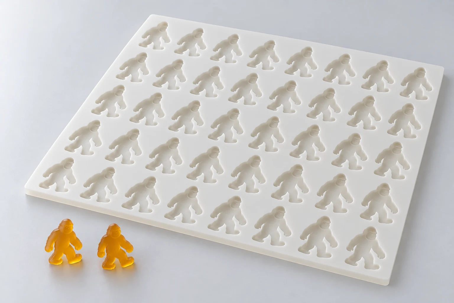 Bigfoot / Sasquatch mold — illustrative studio visualization
