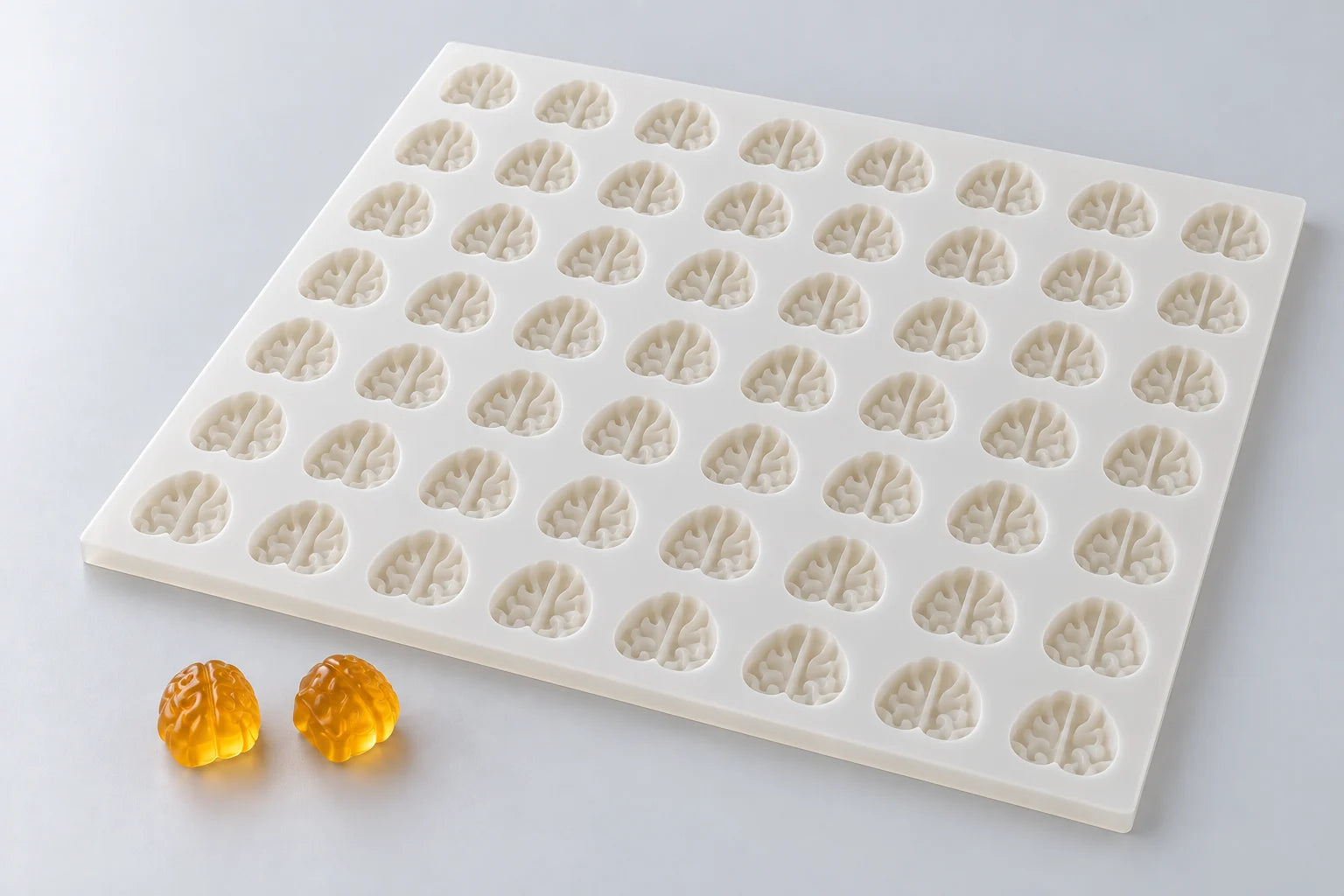 Brain mold — illustrative studio visualization