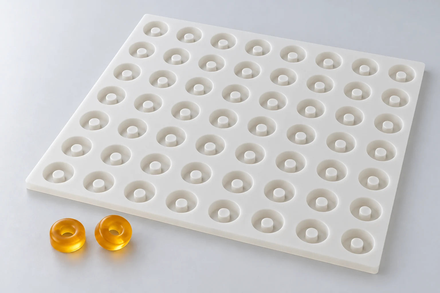 Donut mold — illustrative studio visualization