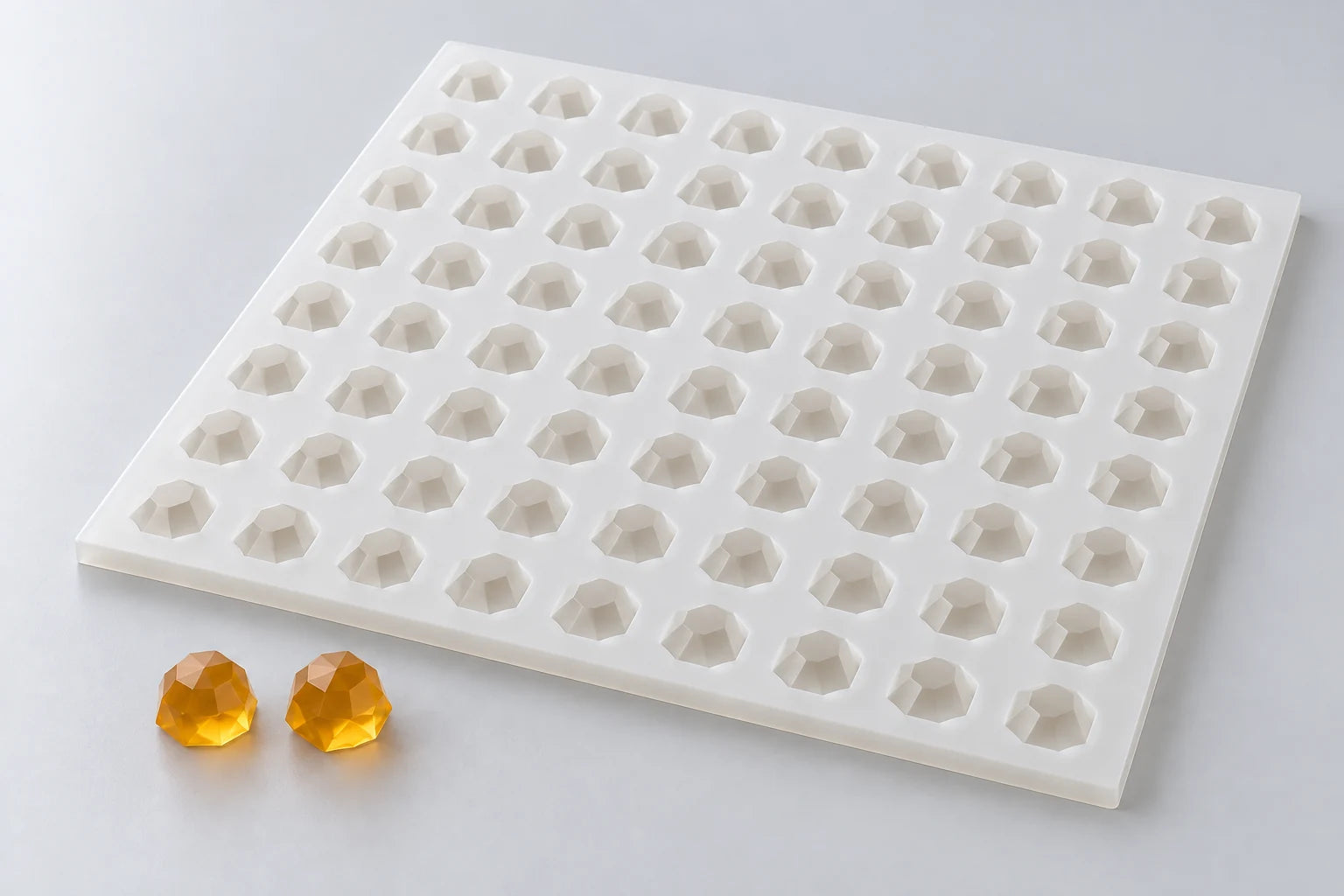 Geometric Dome mold — illustrative studio visualization