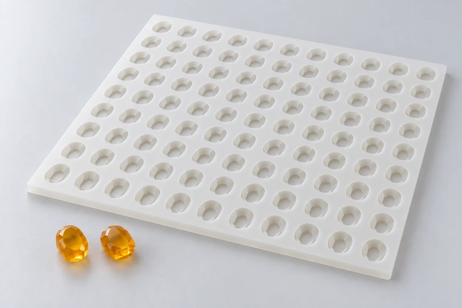 Gem mold — illustrative studio visualization