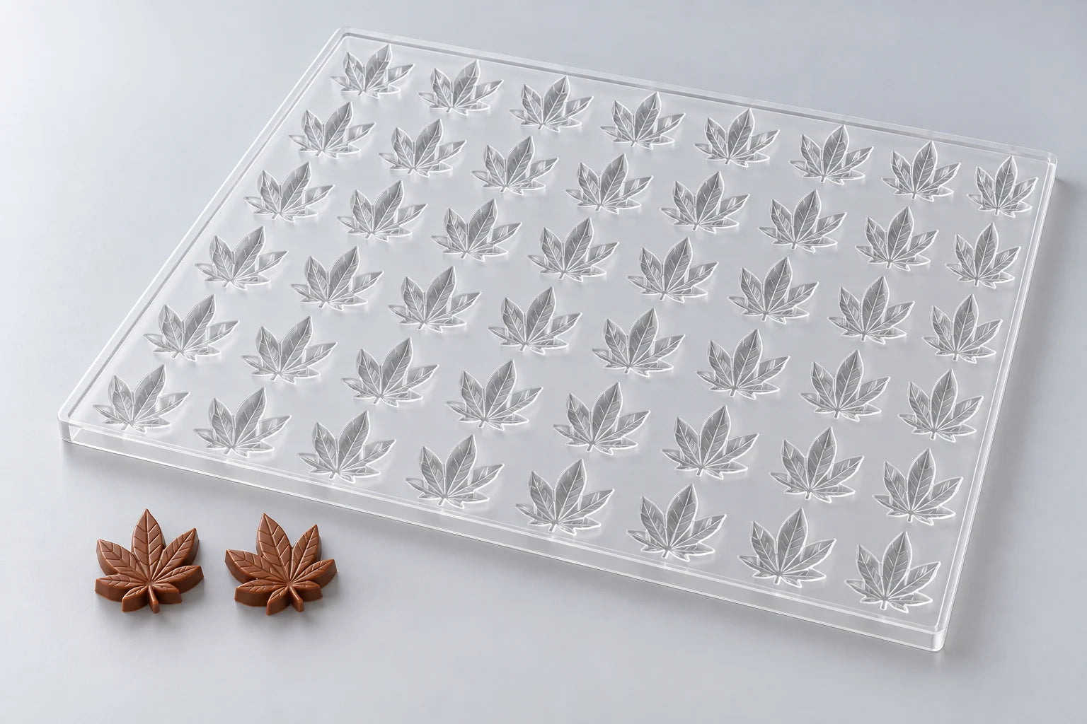 Cannabis Leaf mold — illustrative studio visualization