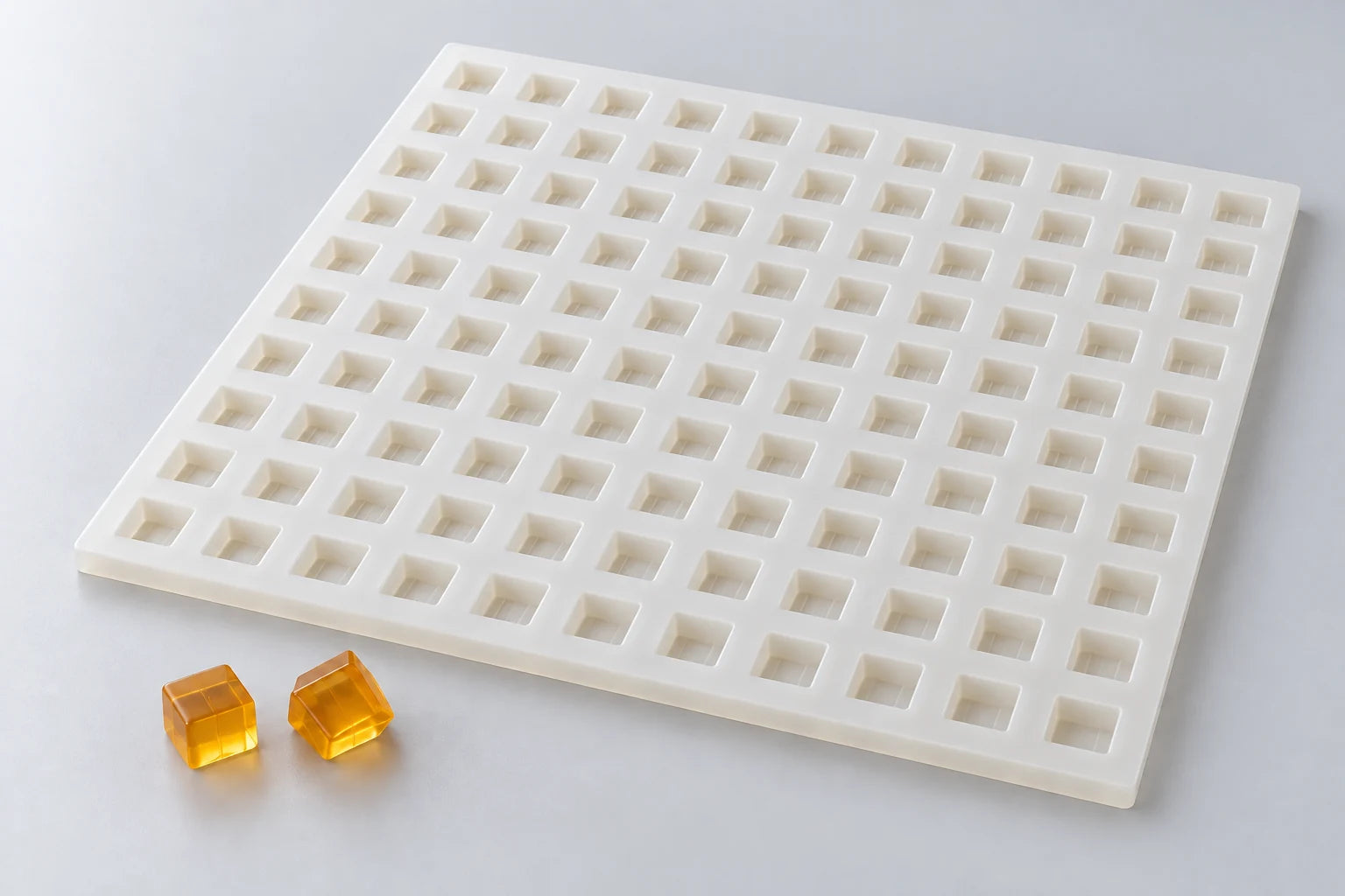 Multi-dose Rectangle mold — illustrative studio visualization
