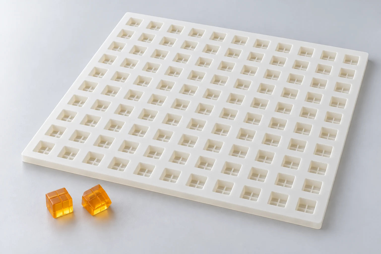 Multi-dose Square mold — illustrative studio visualization