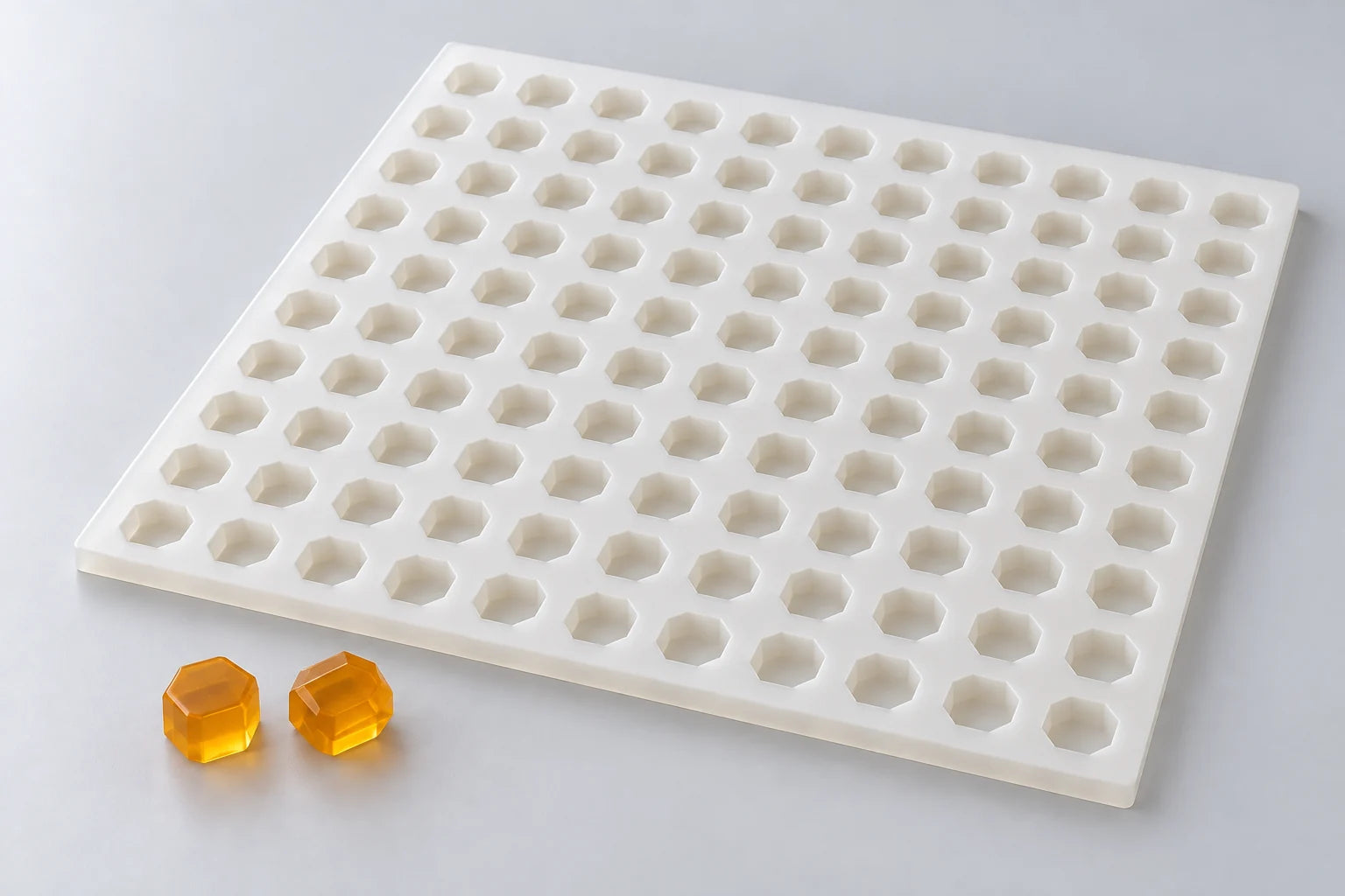 Octagon mold — illustrative studio visualization