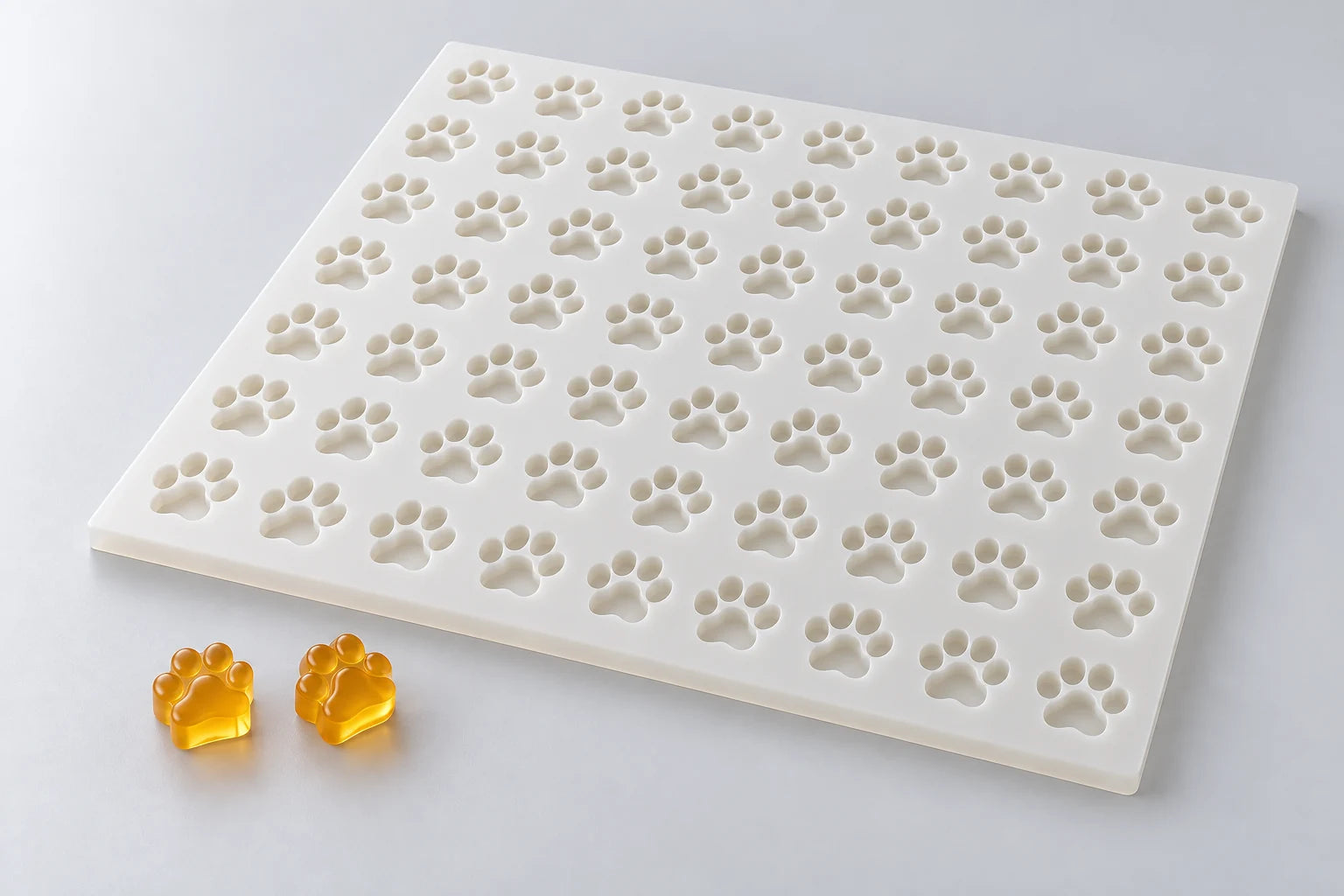 Paw mold — illustrative studio visualization