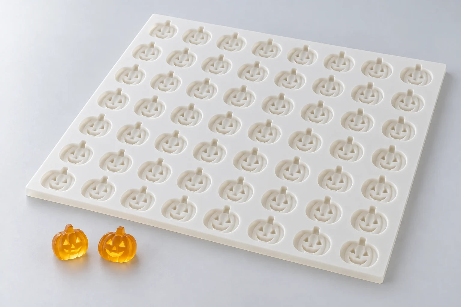 Jack-O'Lantern mold — illustrative studio visualization