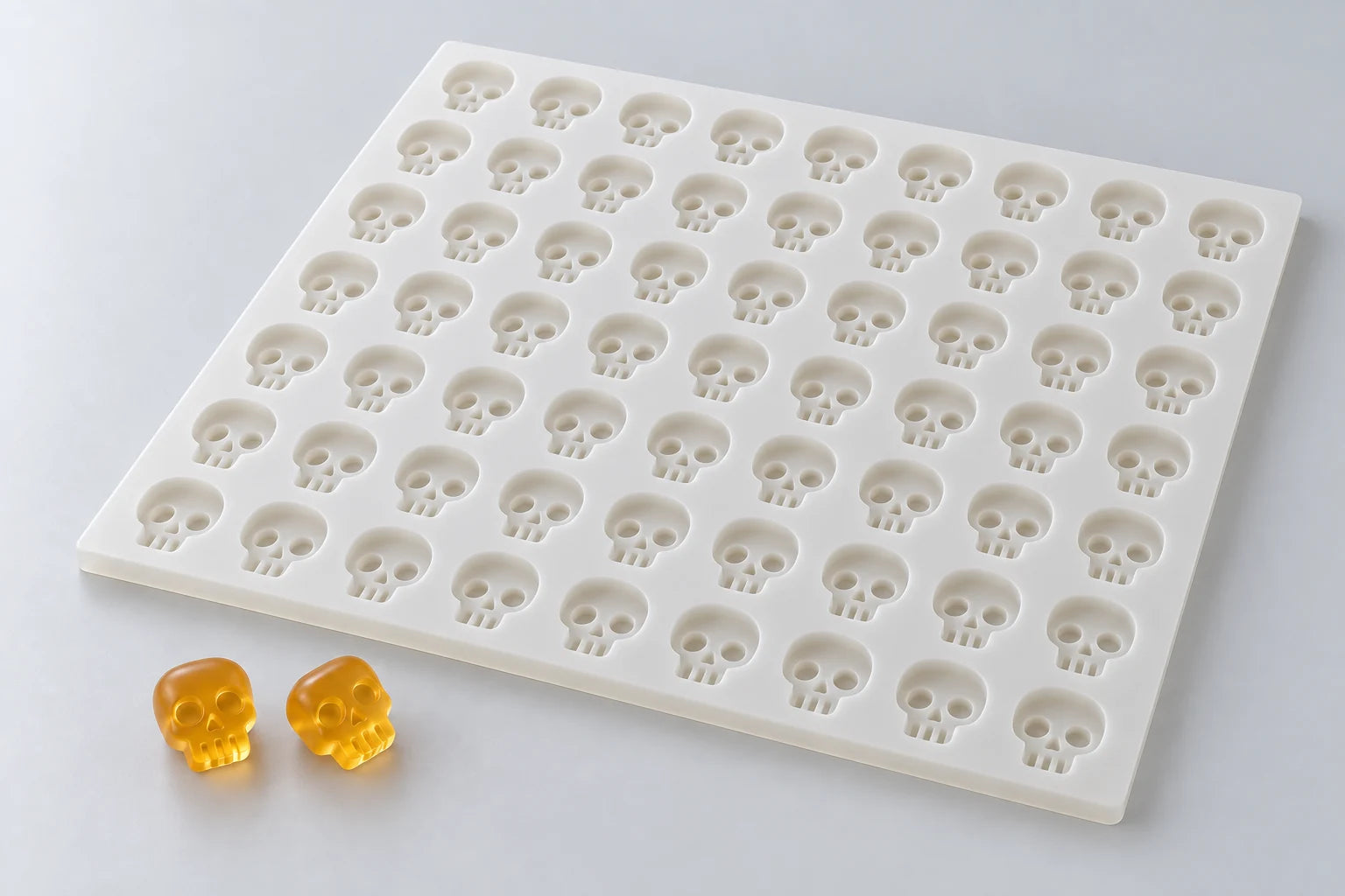 Skull mold — illustrative studio visualization