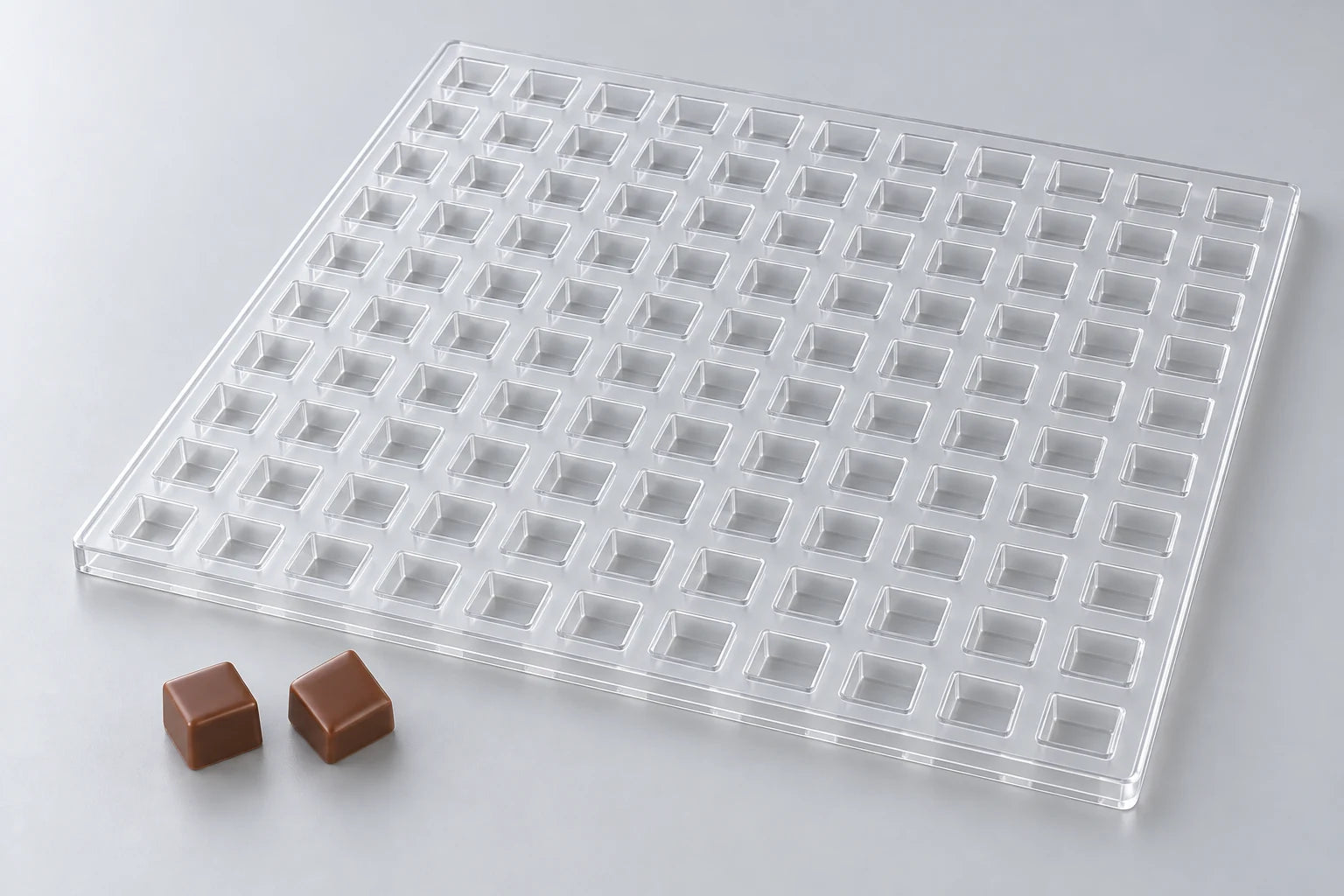 Square mold — illustrative studio visualization